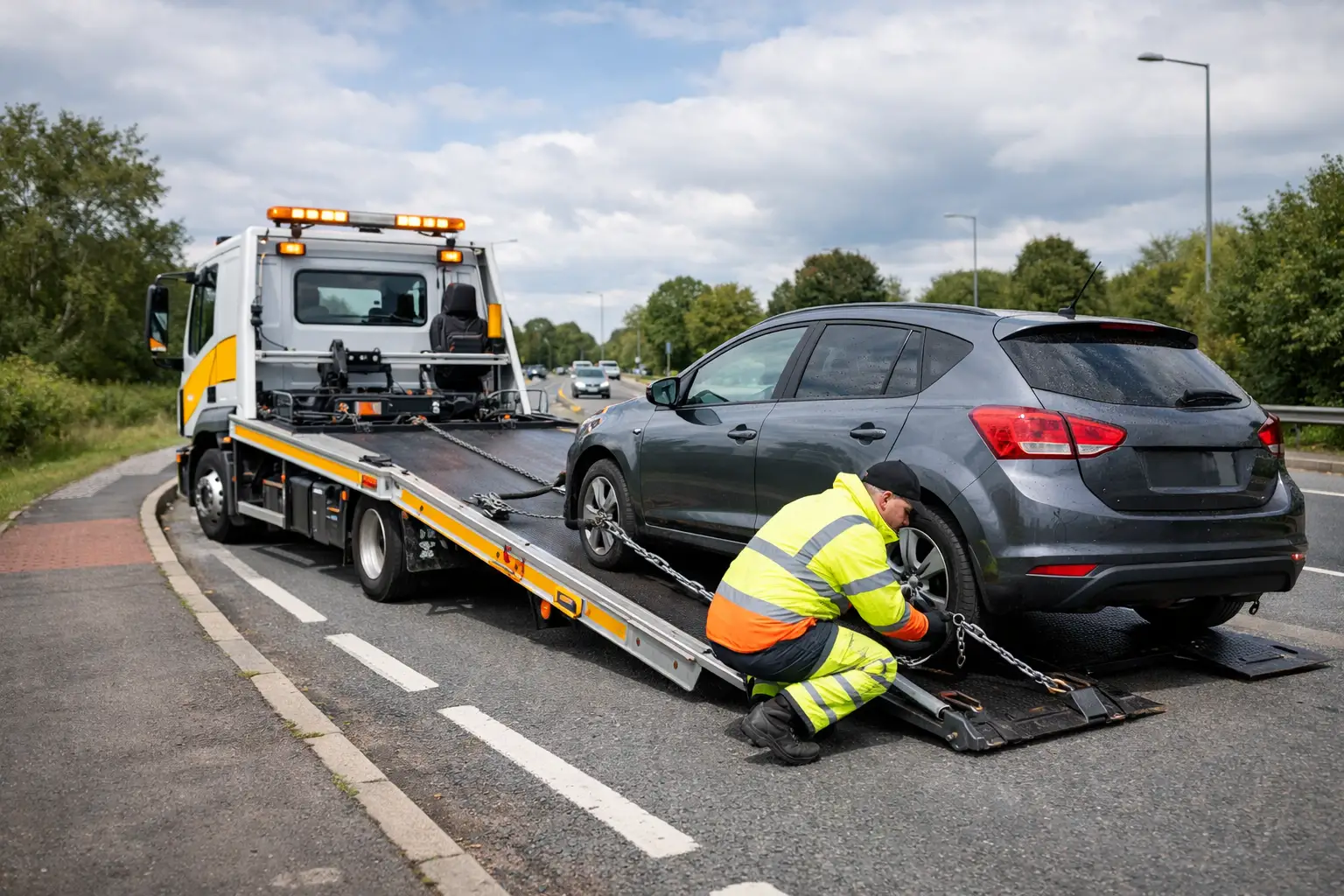 Car breakdown roadside assistance UK